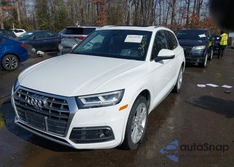 2018 Audi Q5 2.0T Premium/2.0T Tech Premium z USA, uszkodzony, nr VIN WA1CNAFY6J2125313